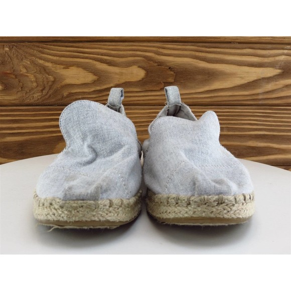 TOMS Size 7 Flat Shoes Gray Fabric Women 7‎ - Picture 2 of 12